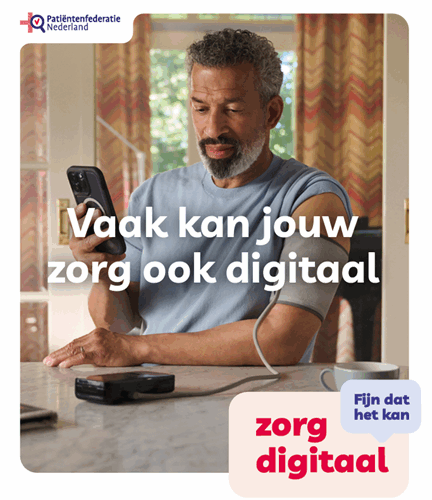 "Vaak kan jouw zorg ook digitaal", publiekscampagne van start